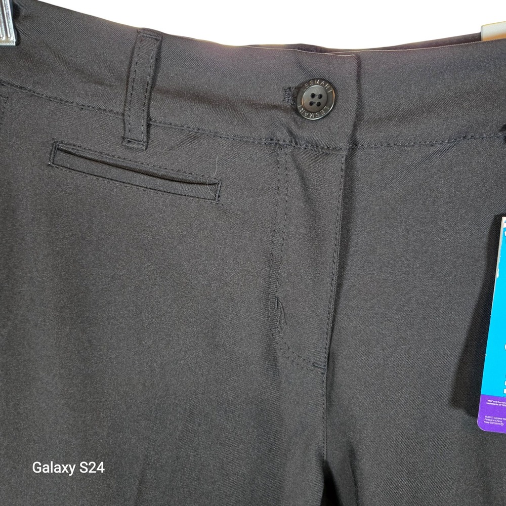 Lesmart Womens Golf Pants Black‎ Standard Fit Sz 4 90 Polyester 10 Spandex